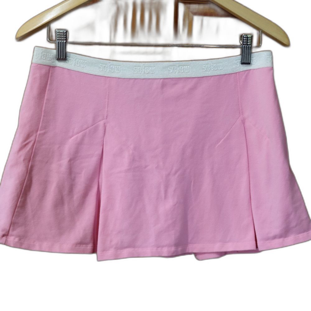 So Low Vintage Y2K Preppy Pink Mini Skirt LG